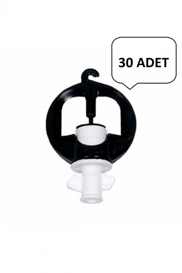 Turbo Minisprink Başlığı  Beyaz-250lt (30Adet) ürün görseli 1