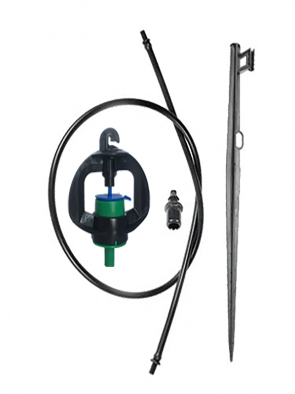 Tesisat300 Tırnaklı Minisprink Takımı (Yeşil-300lt/h)(10takım) ürün görseli 1