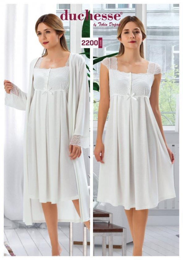 Duchesse 2200  Hamile Lohusa Gecelik Sabahlık Takım ürün görseli 1