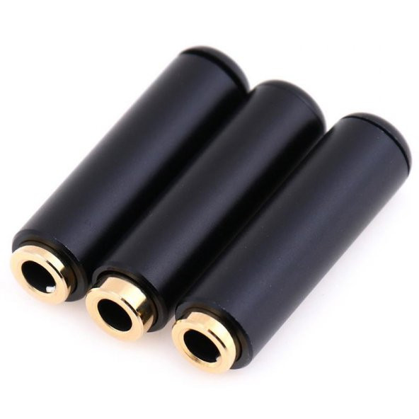 3.5 mm TRRS Stereo Dişi Jack - Siyah ürün görseli 1