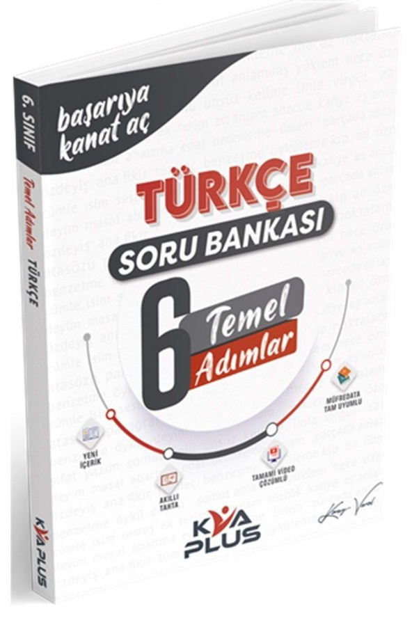 Kva 6. Sınıf Türkçe Temel Adımlar Soru Bankası 2023 ürün görseli 1