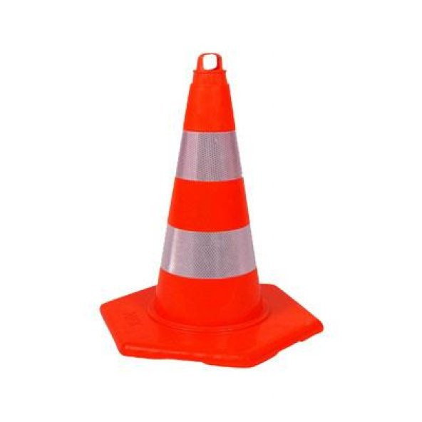 Kırılmaz Trafik Konisi 75 Cm (Çift Reflektifli) ürün görseli 1