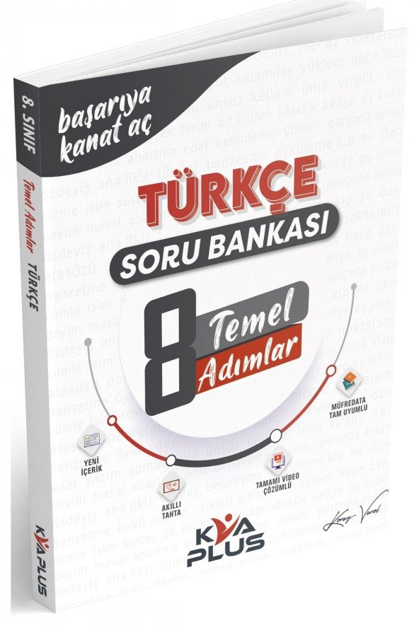 Kva 8. Sınıf Türkçe Temel Adımlar Soru Bankası 2023 ürün görseli 1