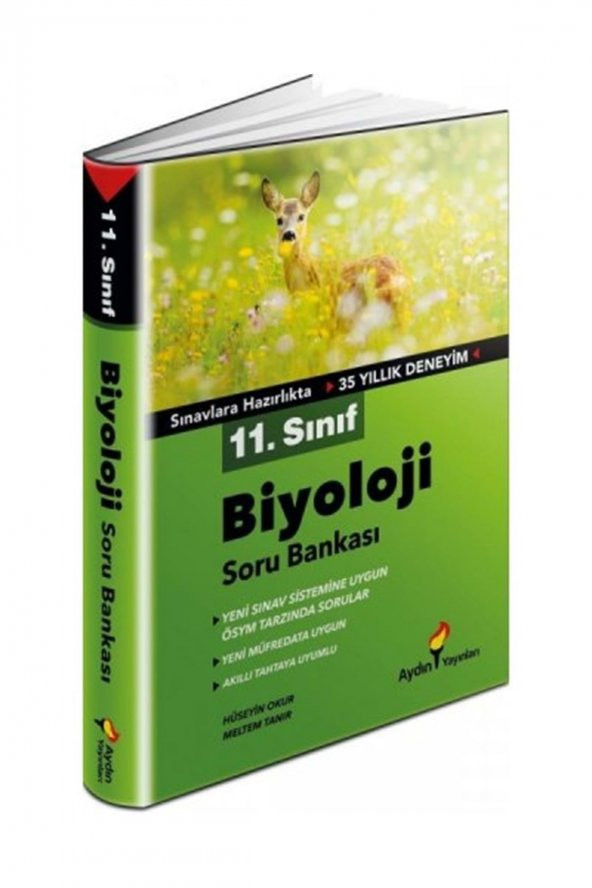 Aydın 11. Sınıf Biyoloji Soru Bankası ürün görseli 1