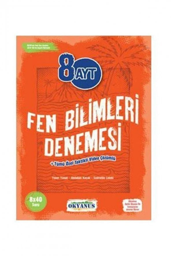 Ayt Fen Bilimleri 8x40 Denemesi ürün görseli 1