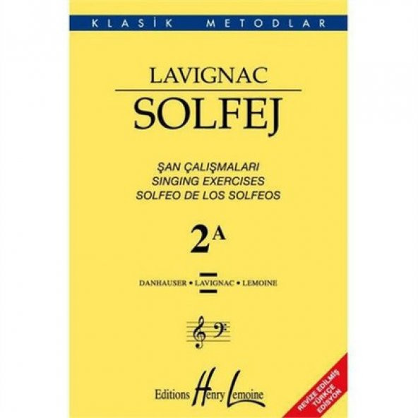 LAVIGNAC SOLFEJ 2A ürün görseli 1