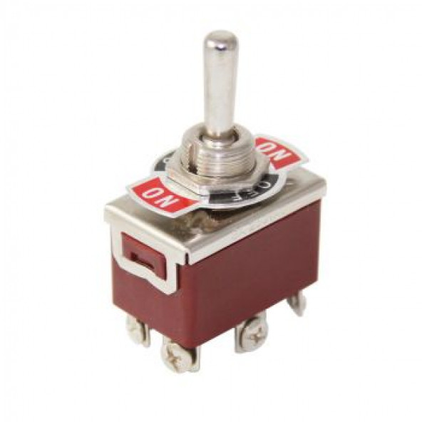 TOGGLE SWITCH BÜYÜK BOY ON-OFF-ON 6P VİDALI 12MM ürün görseli 1