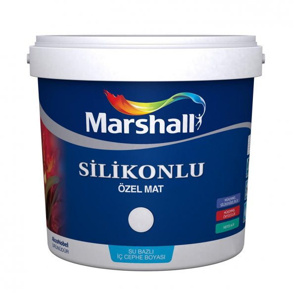 Marshall Silikonlu Özelmat İç Cephe Boyası Beyaz 7.5 Lt. ürün görseli 1