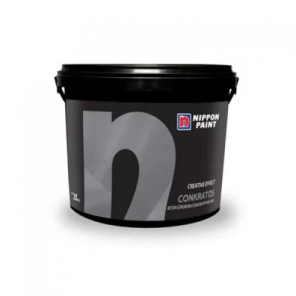 Nippon Conkratos Brüt Beton Görünümlü Renkli Sıva Beyaz 25 Kg ürün görseli 1