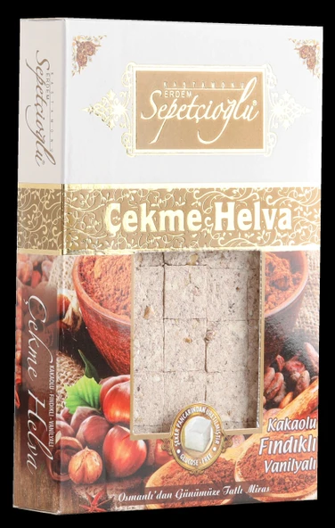 Kakaolu Fındıklı Vanilyanlı Çekme Helva 280G ürün görseli 1