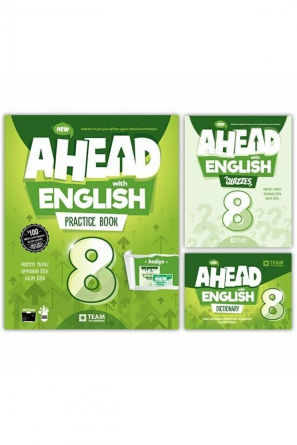 Team Ahead With English 8.sınıd Practice Book (+quizzes +dictionary) 2022 ürün görseli 1