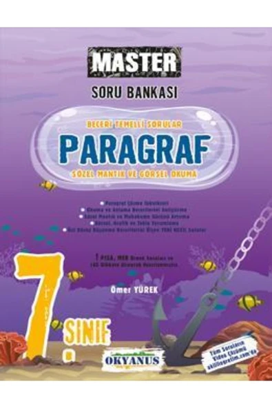 7.sınıf Paragraf Soru Bankası Master ürün görseli 1