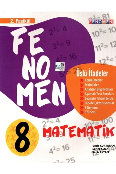 Fenomen 8. Sınıf Lgs Matematik 2. Fasikül Konu Özetli Soru Bankası ürün görseli 1