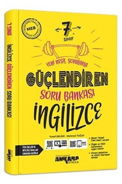 7. Sınıf Ingilizce Güçlendiren Soru Bankası - Ankara ürün görseli 1