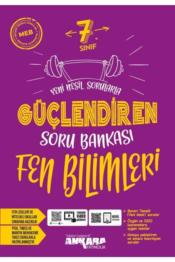 7. Sınıf Fen Bilimleri Güçlendiren Soru Bankası ürün görseli 1