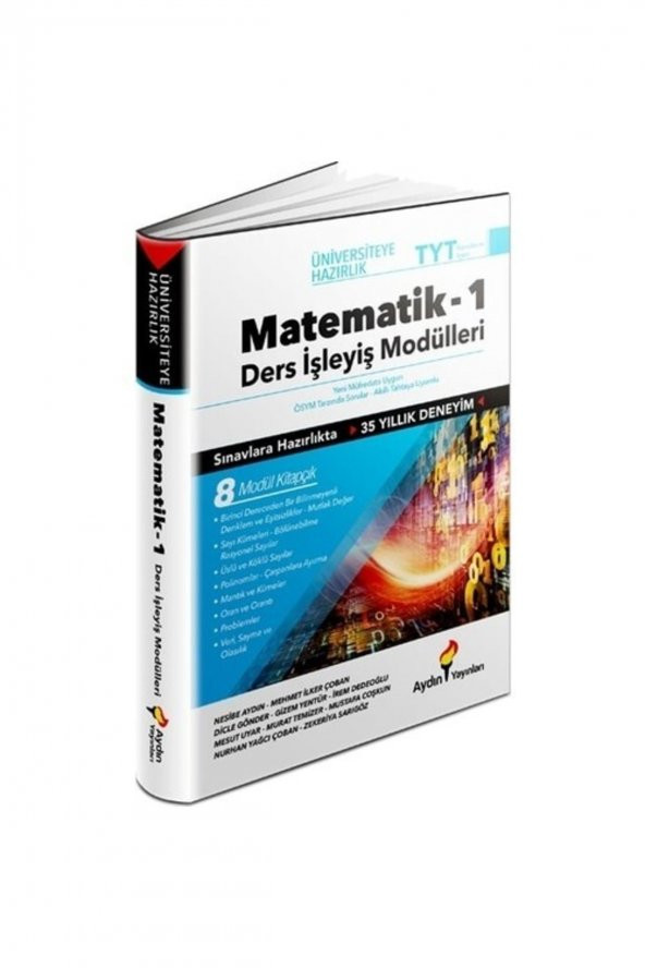 Yks Matematik Üniversiteye Hazırlık Ders Işleyiş Modülleri 1. Kitap ürün görseli 1