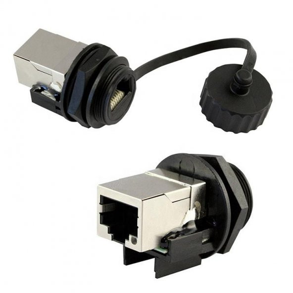 RJ45 Panel Tip Dişi - Dişi Kaliteli Korumalı Konnektör ürün görseli 1