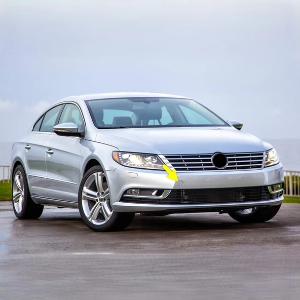 VW Passat CC 2013-2017 Ön Tampon Çeki Çekme Demiri Kapağı 3C8807241A ürün görseli 1
