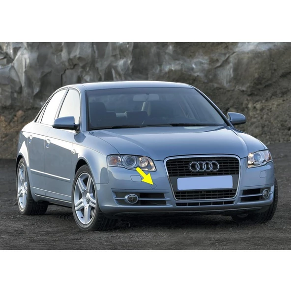 Audi A4 B7 2005-2008 Ön Tampon Çeki Çekme Demiri Kapağı 8E0807241C ürün görseli 1