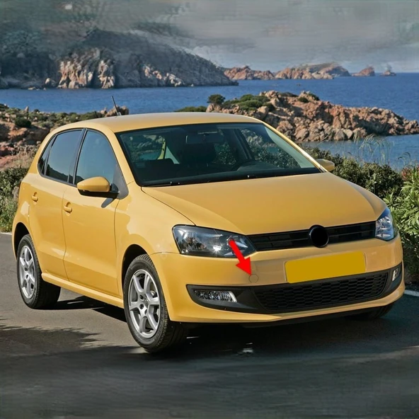 VW Polo 2010-2014 Ön Tampon Çeki Çekme Demiri Kapağı 6R0807241A ürün görseli 1