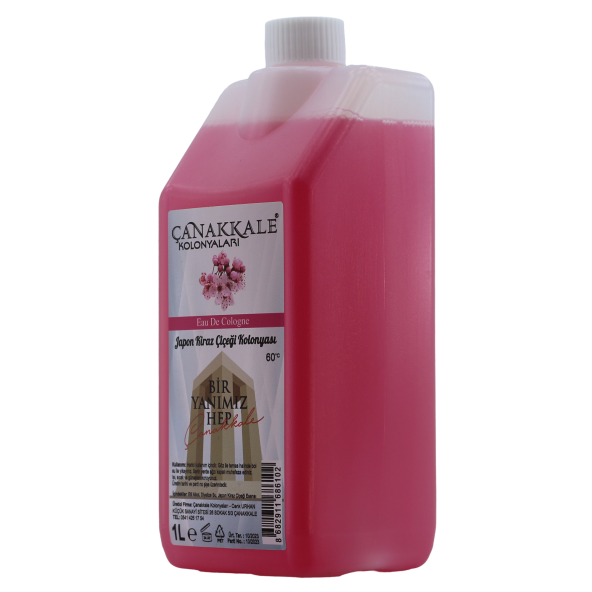 Japon Kiraz Çiçeği Kolonyası - 1 Litre -(BİDON) Korumalı Kapak - Yeni Model ürün görseli 1