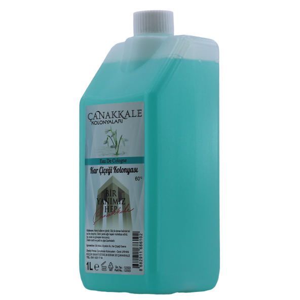 Kar Çiçeği Kolonyası -1 Litre -(BİDON) Korumalı Kapak - Yeni Model ürün görseli 1