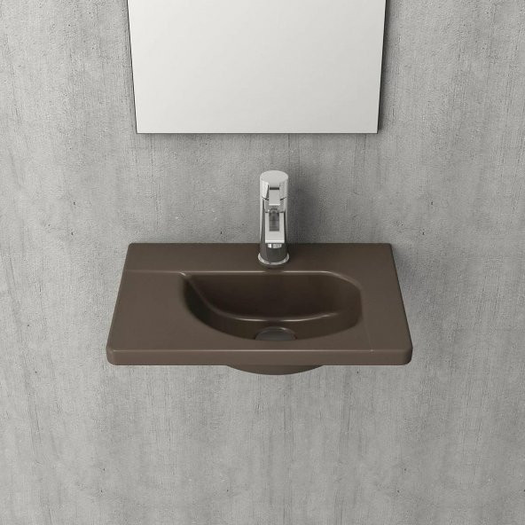Bocchi Taormina Arch 45 Cm Lavabo Mat Kahve 1015-025-0126 ürün görseli 1