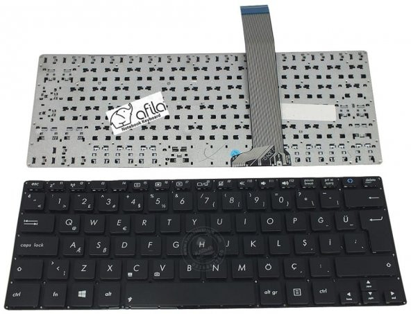 Asus S300, S300C, S300CA, S300sC, S300k, S300Ki Klavye Siyah TR ürün görseli 1