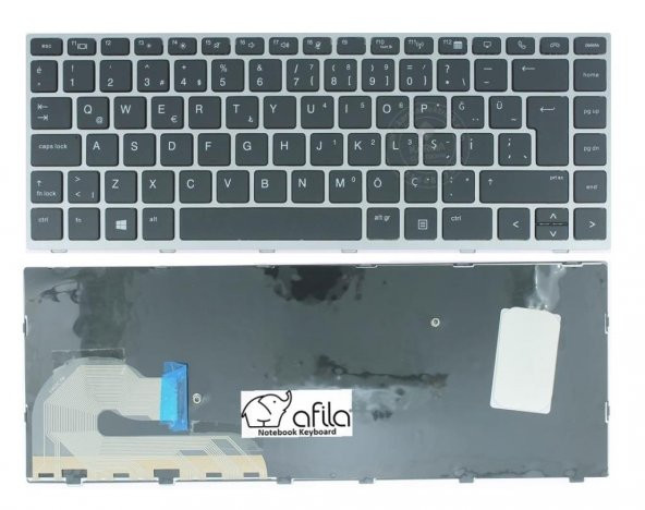 Hp EliteBook 840 G6 1Q5P8ES 1Q5P6ES Notebook Klavye Siyah TR ürün görseli 1