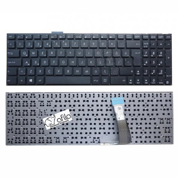 Asus E502NA-GO021T E502SA-XX219T Notebook Klavyesi Siyah - TR ürün görseli 1