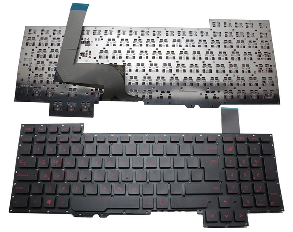 Asus Rog G751JT G751JT-DB73 G751JT-T7094H Klavye Siyah TR ürün görseli 1