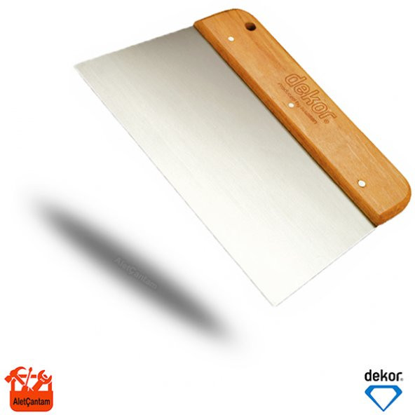 Dekor Macun Ispatulası Ahşap Saplı Macun Spatula 22 CM ürün görseli 1