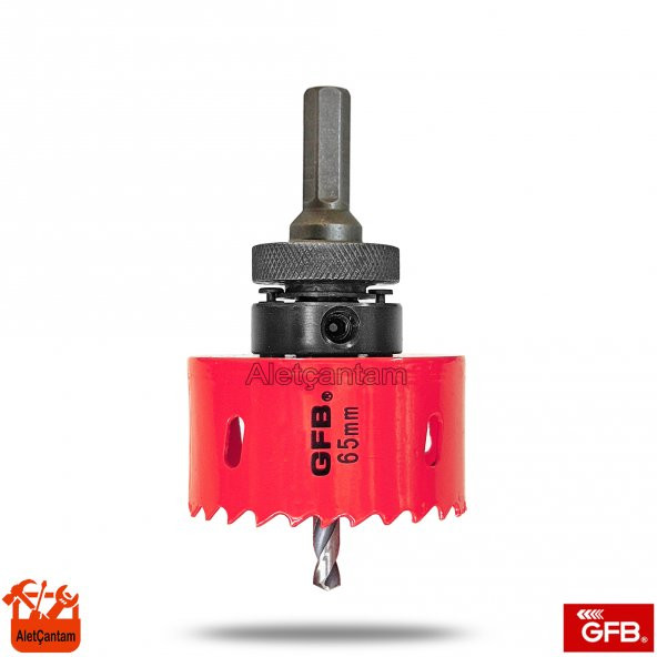 Gfb Bi Metal Panç Metal Testere 102 Mm + Hex Düz Girişli Adaptör ürün görseli 1