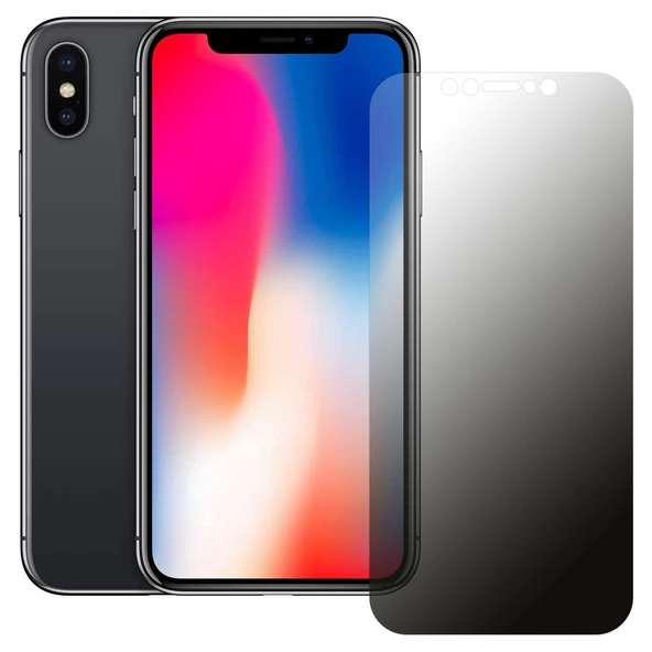 iPhone X / XS Hayalet Privacy FlexiGlass MAT Nano Ekran Koruyucu ürün görseli 1