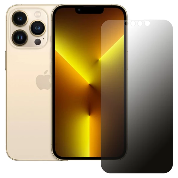iPhone 13 Pro Max Hayalet Privacy FlexiGlass MAT Nano Ekran Koruyucu ürün görseli 1
