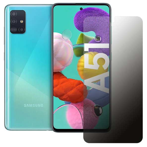 Samsung Galaxy A51 Hayalet Privacy FlexiGlass MAT Nano Ekran Koruyucu ürün görseli 1