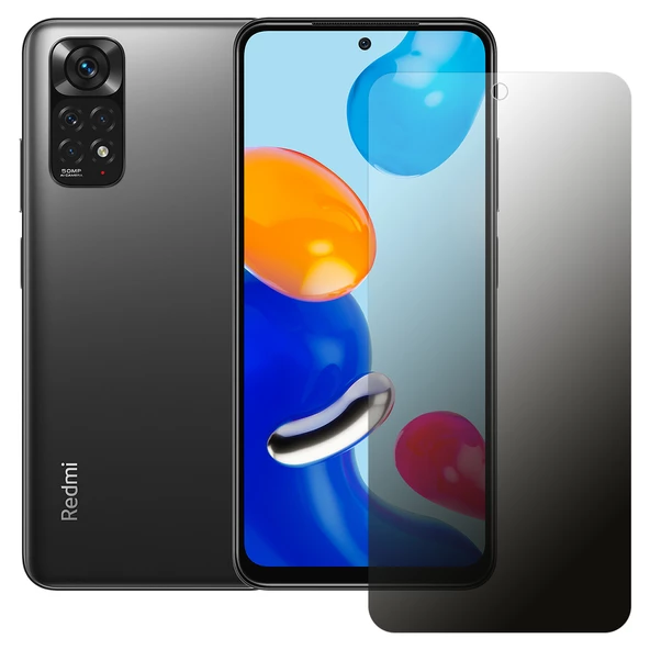 Xiaomi Redmi Note 11 / 11s Hayalet Privacy FlexiGlass MAT Nano Ekran Koruyucu ürün görseli 1