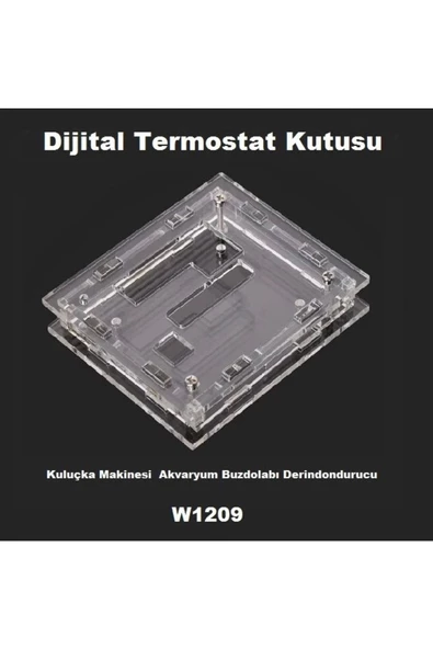 Dijital Termostat Kutusu Akvaryum Kuluçka Makinesi Buzdolabı Derindondurucu Termostat W1209 Kutusu ürün görseli 1