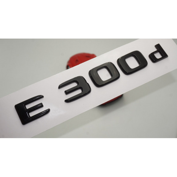E 300d Bagaj Parlak Siyah ABS 3M 3D Yazı Logo ürün görseli 1