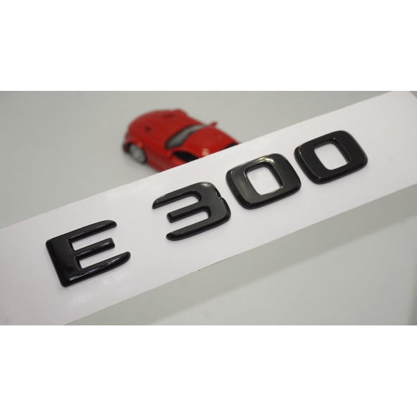 E 300 Bagaj Parlak Siyah ABS 3M 3D Yazı Logo ürün görseli 1