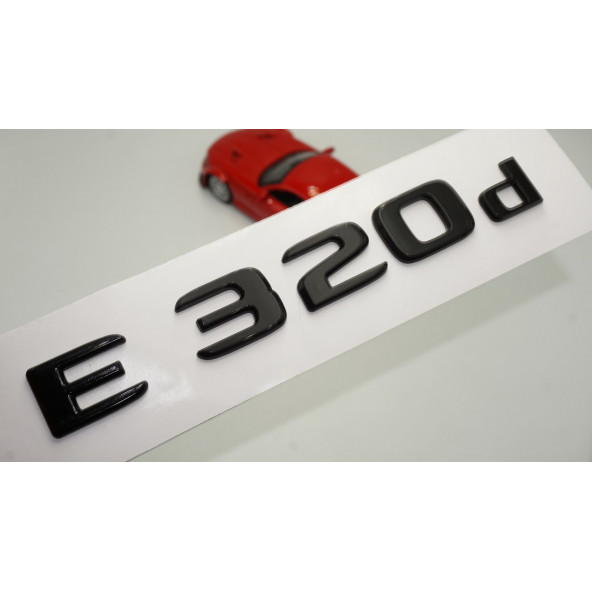 E 320d Bagaj Parlak Siyah ABS 3M 3D Yazı Logo ürün görseli 1