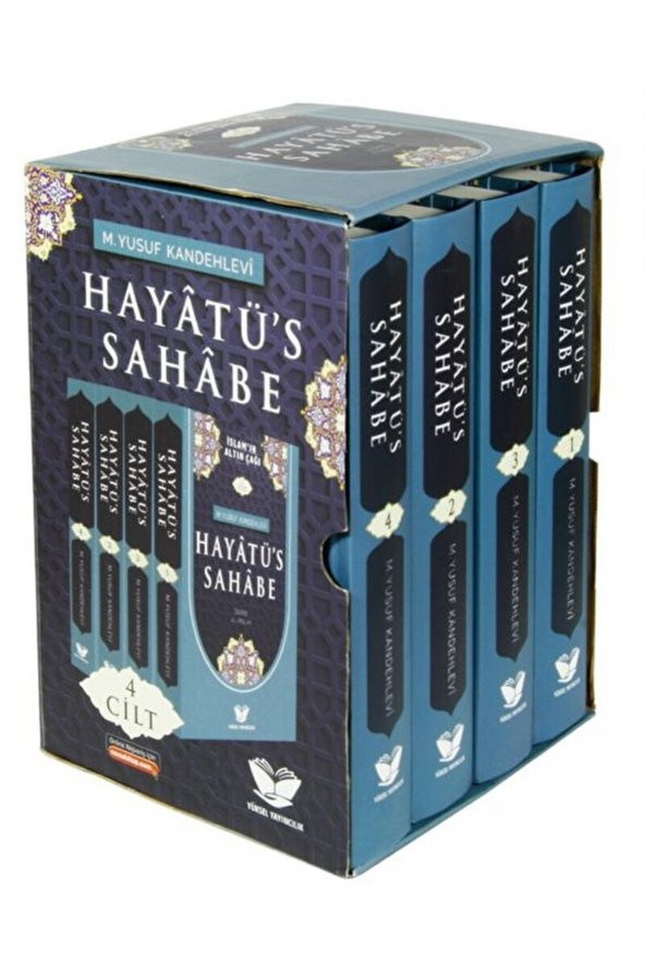 Hayatus Sahabe Küçük Boy 4 Cilt Takım Islamın Altın Çağı 9786057376053 ürün görseli 1