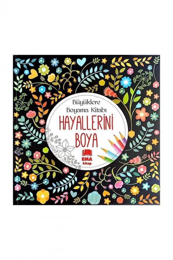 Hayallerini Boya Büyüklere Boyama Kitabı ürün görseli 1