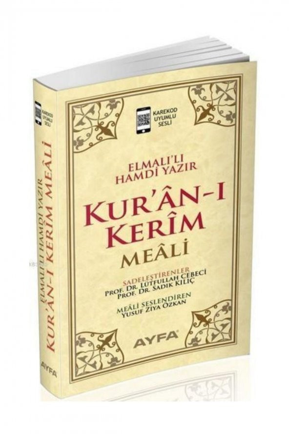 Kurân-ı Kerim Meali (Ayfa-108, Cep Boy, Kare Kodlu, Sesli) ürün görseli 1