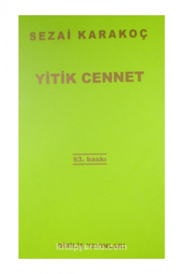 Yitik Cennet - Sezai Karakoç ürün görseli 1