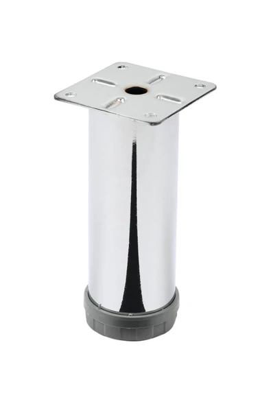 Mobilya Ayağı Metal 12 cm Alttan Ayarlı 42 mm Krom Ayak ürün görseli 1