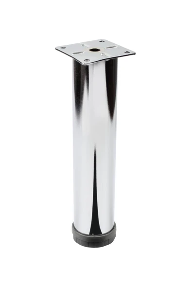 Mobilya Ayağı Metal 20 cm Alttan Ayarlı 42 mm Krom Ayak ürün görseli 1