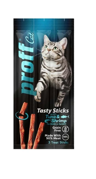 Proff Ton Balıklı ve Karidesli Kedi Ödül Çubuğu 3*5 GR ürün görseli 1