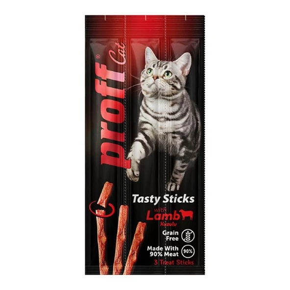 Proff Kuzu Etli Kedi Ödül Çubuğu 3*5 GR ürün görseli 1