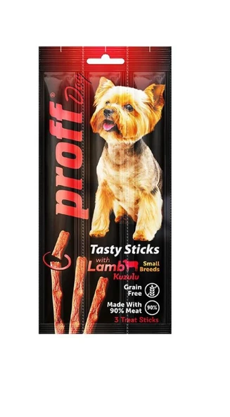 Proff Kuzu Etli Küçük Irk Köpek Ödül Çubuğu 3*5 GR ürün görseli 1